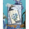 (SB10910)3D Push Out - Yvonne Creations - Blooming Blue - Rosehip