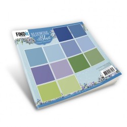 (YCPP10072)Paperpack - Yvonne Creations - Blooming Blue - Solid Colours