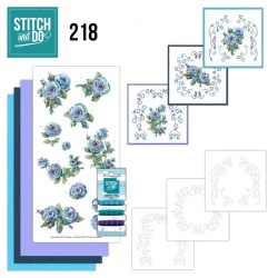(STDO218)Stitch And Do 218 - Yvonne Creations - Blooming Blue