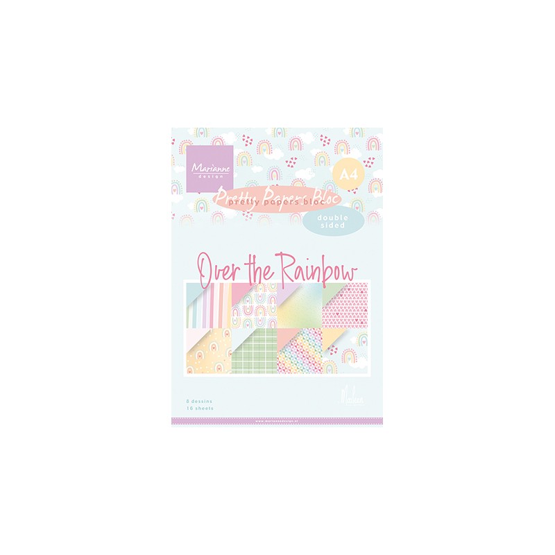 (PK9188)Pretty Papers Over the rainbow by Marleen