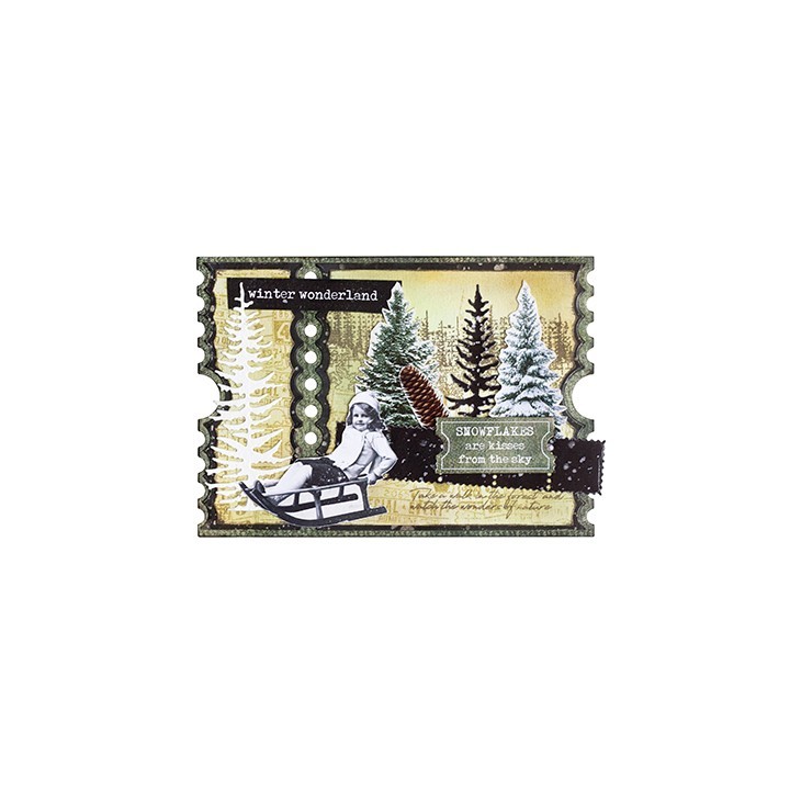 (SL-ES-CD822)Studio Light SL Cutting Die Ticket card shape Essentials nr.822