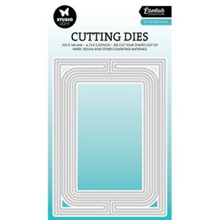 (SL-ES-CD823)Studio Light SL Cutting Die rectangle card shape Essentials nr.823