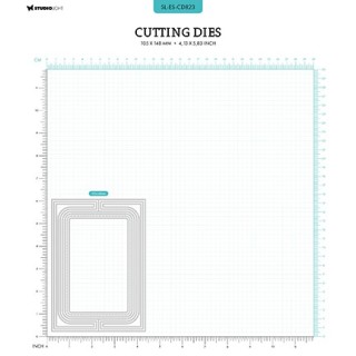 (SL-ES-CD823)Studio Light SL Cutting Die rectangle card shape Essentials nr.823