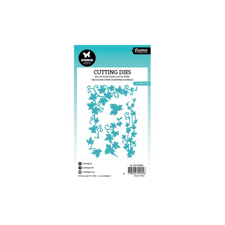 (SL-ES-CD825)Studio Light SL Cutting Die Ivy branches Essentials nr.825