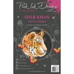 (PI236)Pink Ink Designs Sher Khan A5 Clear Stamps