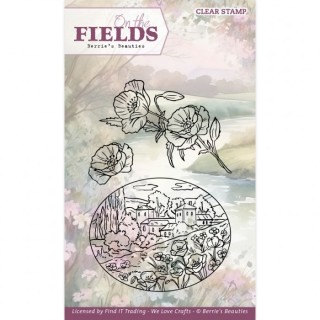 (BBCS10006)Clear Stamps - Berries Beauties - On The Fields - Poppy