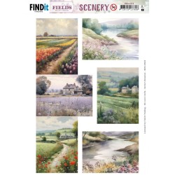 (BBSC10026)Scenery Push Out - Berries Beauties - On The Fields - Rectangle