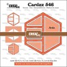 (CLCZ546)Crealies Cardzz Dies No. 546 Frame & Inlays Arda