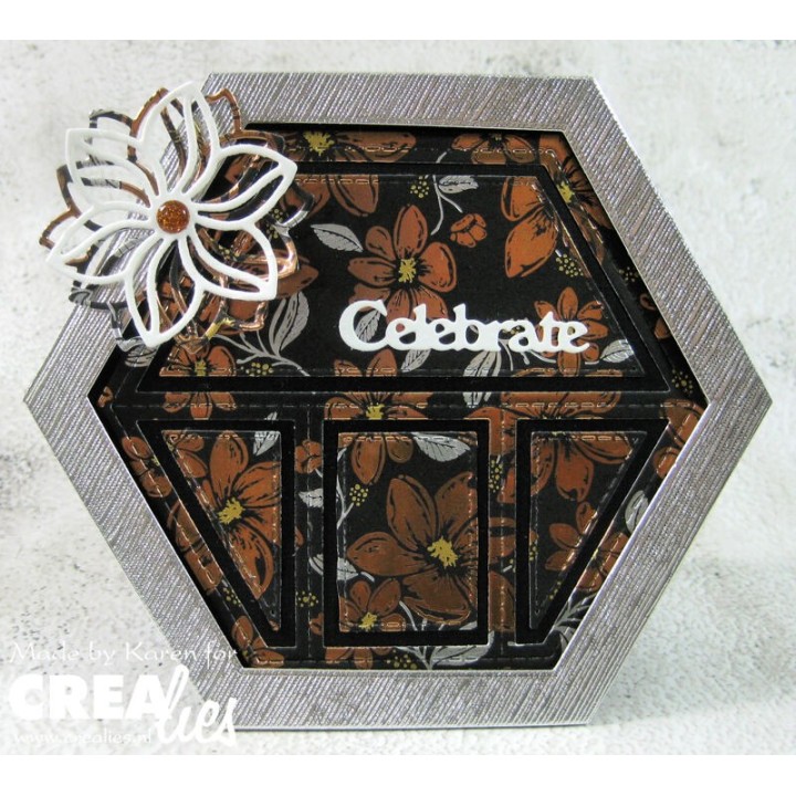 (CLCZ546)Crealies Cardzz Dies No. 546 Frame & Inlays Arda