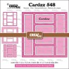 (CLCZ548)Crealies Cardzz Frame & Inlays Caroline CLCZ548 11,5x11,5cm