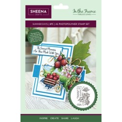 (SD-ITF-TL-STP-SD)SHEENA In The Frame Timeless Leaves Stamp Summer Days