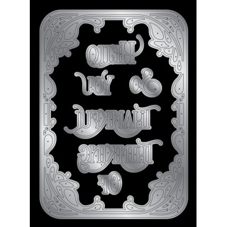 (SD-ITF-BF-MD-ANF)SHEENA In the Frame Bold Florals Metal Die Art Nouveau Frame