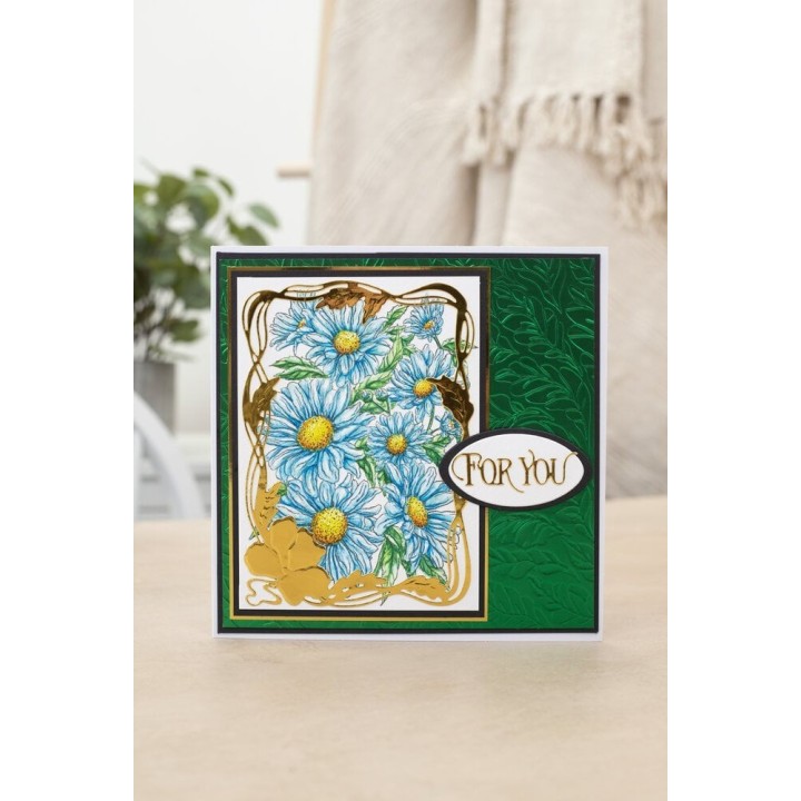 (SD-ITF-BF-MD-EFF)SHEENA In the Frame Bold Florals Metal Die Entwined Floral Frame