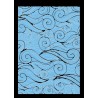 (S-EO-EF5-WOWA)Crafter's Companion Enchanted Ocean 5x7 Inch 2D Embossing Folder Wonderful Waves