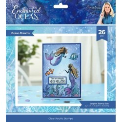 (S-EO-CA-ST-OCDR)Crafter's Companion Enchanted Ocean Clear Stamp Ocean Dreams