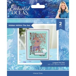 (S-EO-MD-CAD-HWTS)Crafter's Companion Enchanted Ocean Metal Die Create a Card Hidden within the Sea