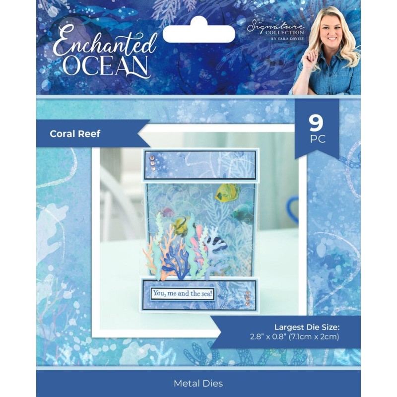 (S-EO-MD-CORE)Crafter's Companion Enchanted Ocean Metal Die Coral Reef