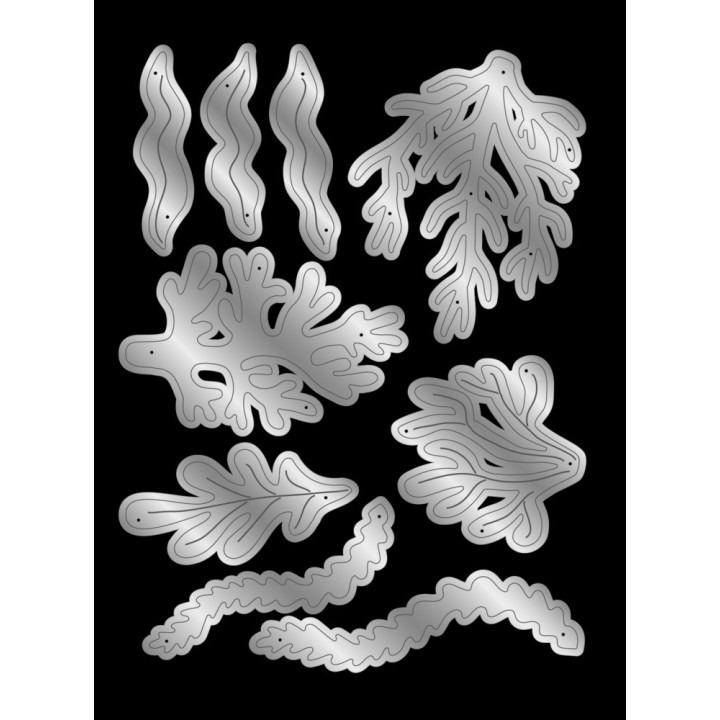 (S-EO-MD-CORE)Crafter's Companion Enchanted Ocean Metal Die Coral Reef
