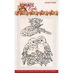 (BBCS10007)Clear Stamps - Berries Beauties - Romantic Birds - Parrots