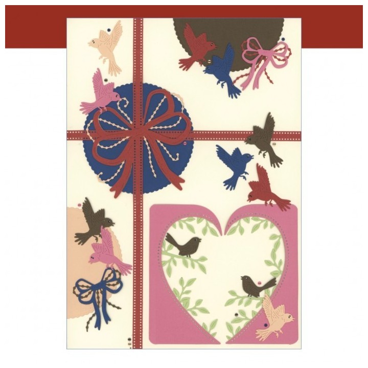 (BBD10013)Dies - Berries Beauties - Romantic Birds - Romantic Birds