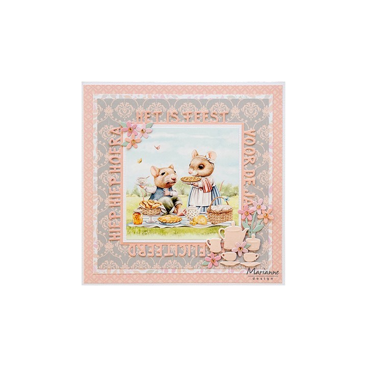 (CR1656)Craftables Felicitatie vierkant by Marleen