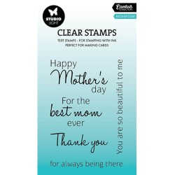 (SL-ES-STAMP665)Studio light SL Clear stamp Mothersday Essentials nr.665