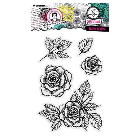 (ABM-SI-STAMP647)Studio light clear stamp Garden romance Signature Collection nr.647