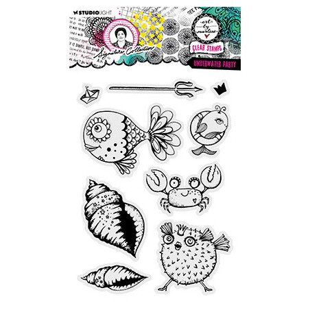 (ABM-SI-STAMP649)Studio light clear stamp Underwater party Signature Collection nr.649
