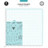 (ABM-SI-STAMP650)Studio light clear stamp Playing card women Signature Collection nr.650