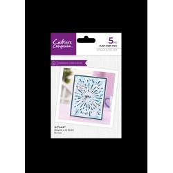 (CC-STD-JUFY)Crafter's Companion Confetti Cut In Dies Stamp & Die Just For You