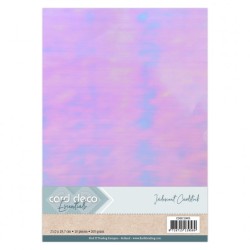 (CDEIC10001)Card Deco Essentials - Iridescent Cardstock 200 Grams A4- Pink (10pcs)