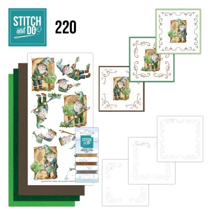 (STDO220)Stitch And Do 220 - Garden Gnomes