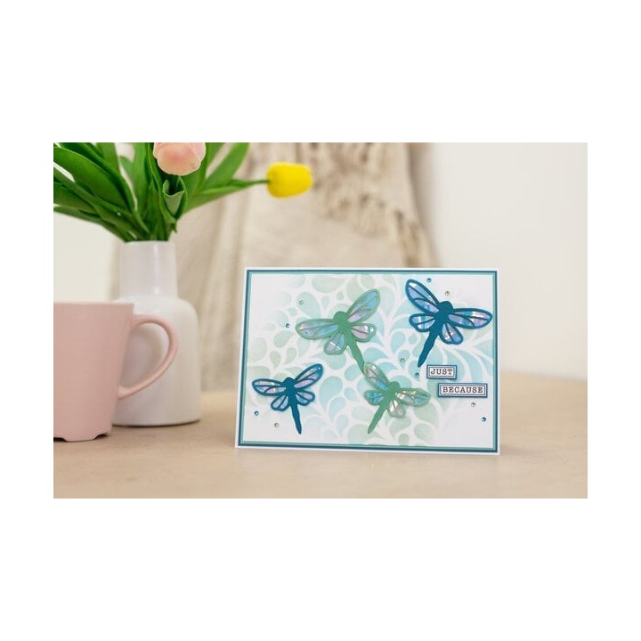 (CC-MD-ELE-SPDR)Crafter's Companion Fantasy Film Metal Dies Elements Splendid Dragonflies