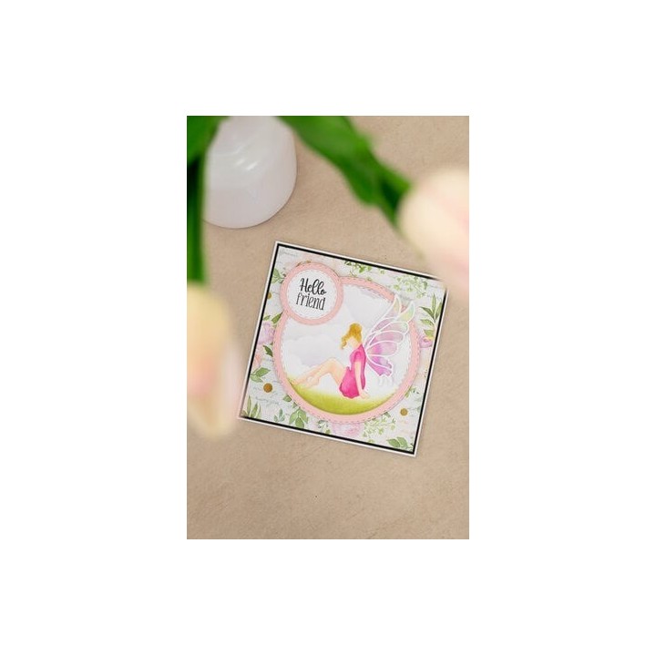 (CC-MD-ELE-ELFA)Crafter's Companion Fantasy Film Metal Dies Elements Elegant Fairy