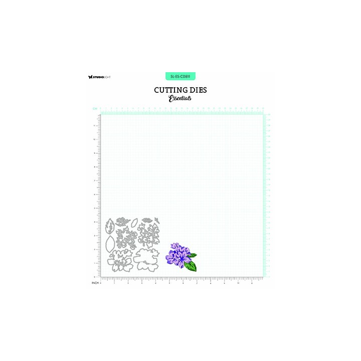 (SL-ES-CD811)Studio Light SL Cutting Die Layered - Flower cluster Essentials