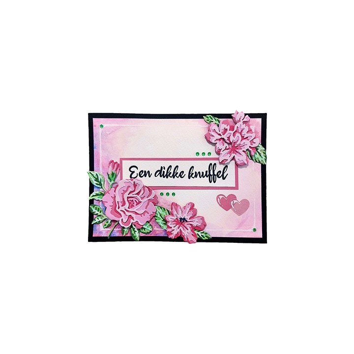 (SL-ES-CD812)Studio Light SL Cutting Die Layered - Hibiscus Essentials nr.812