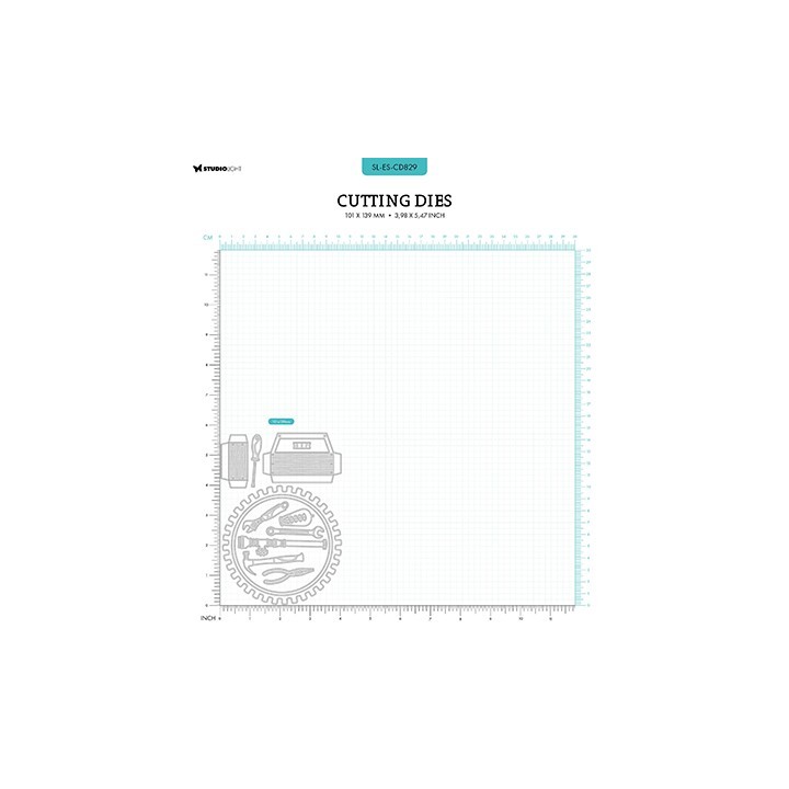 copy of (SL-ES-CD812)Studio Light SL Cutting Die Layered - Hibiscus Essentials nr.812