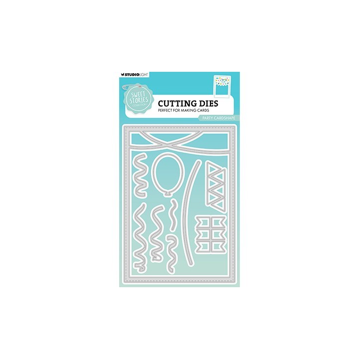 (SL-SS-CD820)Studio Light Cutting Die Party cardshape Sweet Stories nr.820