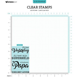 (SL-ES-STAMP668)Studio light SL Clear stamp Vaderdag Essentials nr.668