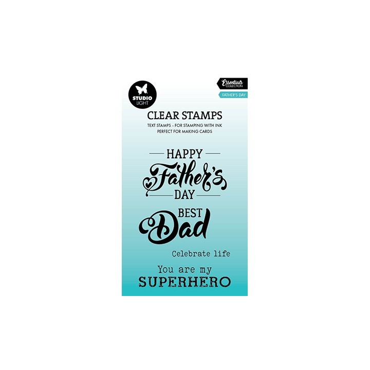 (SL-ES-STAMP669)Studio light SL Clear stamp Fathersday Essentials nr.669