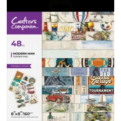 (CC-MM-TOP8)Crafter's Companion Modern Man 8x8 Inch Topper Pad