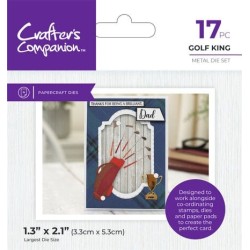 (CC-MM-MD-GOKI)Crafter's Companion Modern Man Metal Dies Golf King