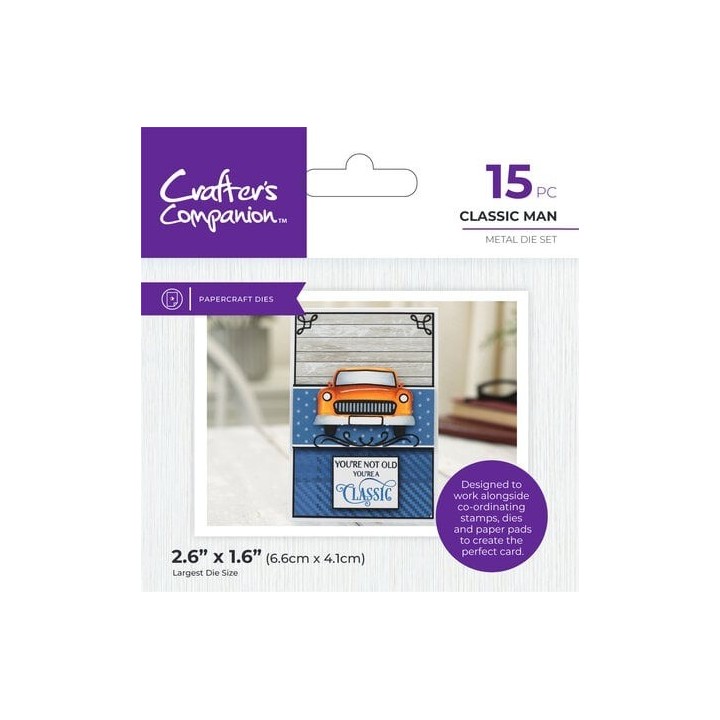 (CC-MM-MD-CLMA)Crafter's Companion Modern Man Metal Dies Classic Man