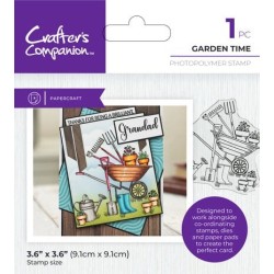 (CC-MM-STP-GATI)Crafter's Companion Modern Man Clear Stamp Garden Time