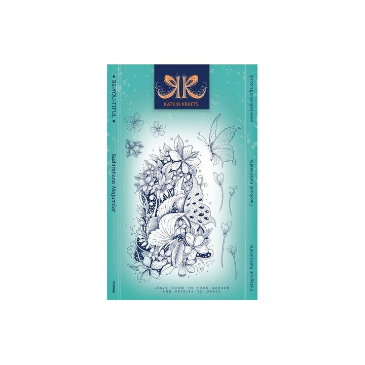 (KK0066)Katkin Krafts Be-You-Tiful A5 Clear Stamp Set
