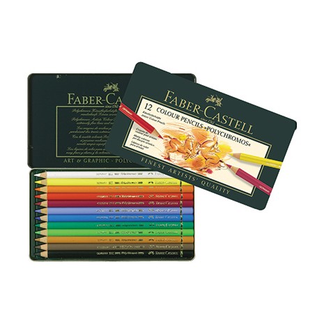 (012)Potlood FC Polychromos metalen doos 12 kleuren