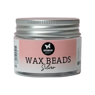 (SL-ES-WAX05)Studio Light Wax Beads Silver Essentials Tools nr.05