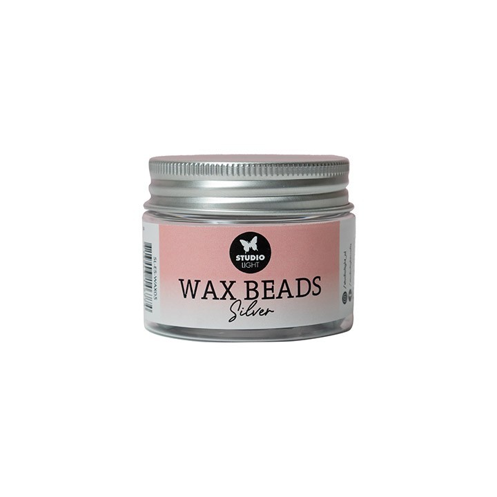 (SL-ES-WAX05)Studio Light Wax Beads Silver Essentials Tools nr.05
