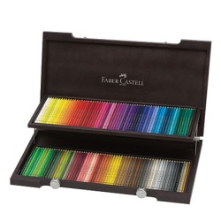 (013)Crayon FC Polychromos boîte bois luxe 120 couleurs