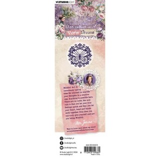 (JMA-VD-WAX15)Studio Light Wax Stamp with handle Embellished butterfly Victorian Dreams nr.15